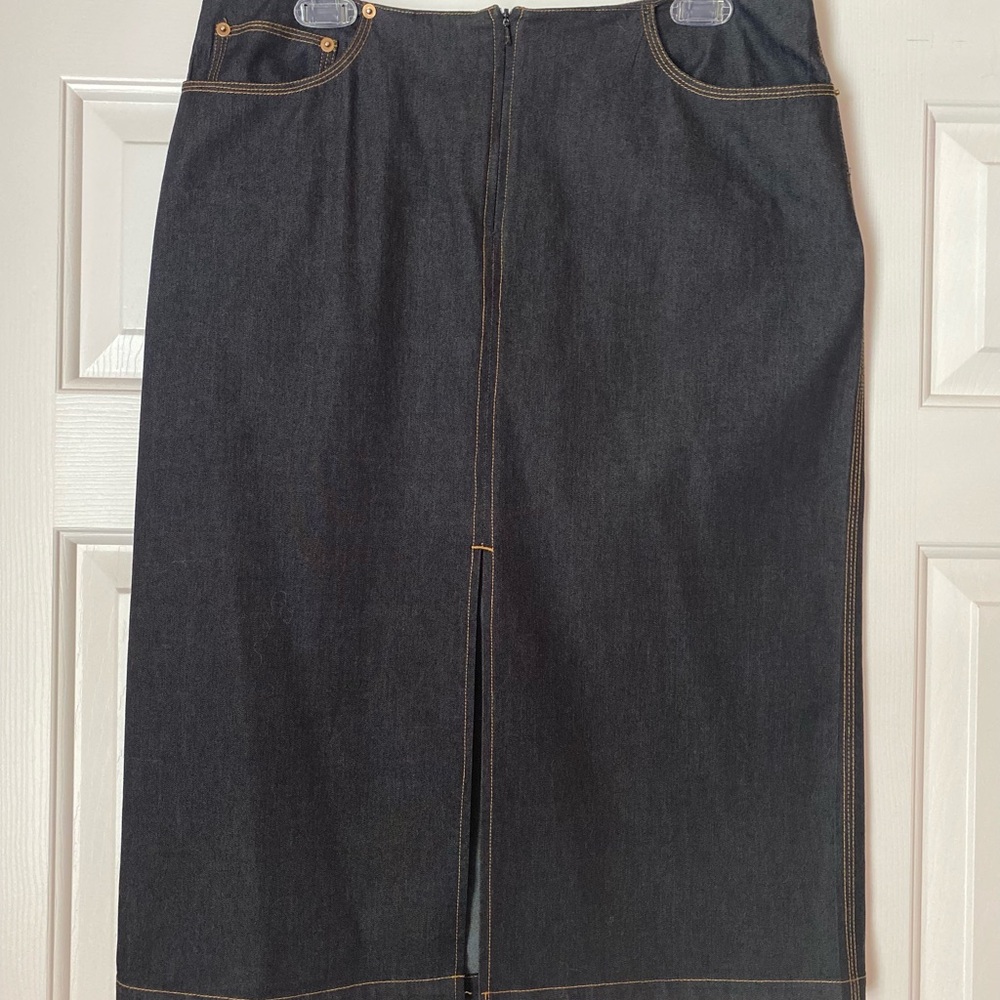 Black Pencil Skirt with Classic Fit